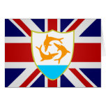 Anguilla High quality Flag Card
