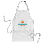 Anguilla Local Flag with Name Apron