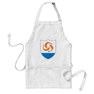 Anguilla Official Coat Of Arms Heraldry Symbol Apron by inquester