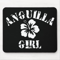 Anguilla Pink Girl Mouse Mats