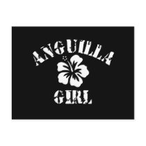 Anguilla Pink Girl Post Card