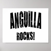 Anguilla Rocks! Posters