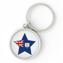 Anguilla Star Keychains