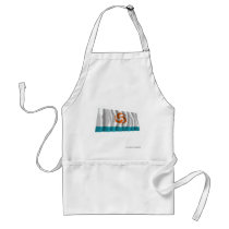 Anguilla Waving Local Flag Aprons
