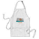 Anguilla Waving Local Flag with Name Apron
