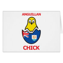 Anguillan Chick Greeting Card