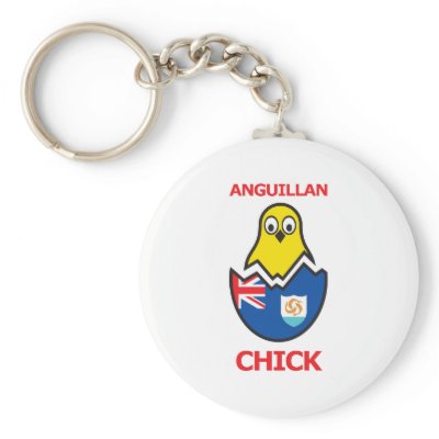 Anguillan Chick Key Chains by teyes143