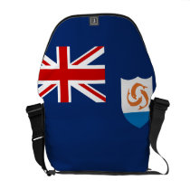 Anguillan Flag Courier Bag