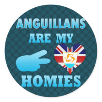 Anguillans are my Homies Sticker
