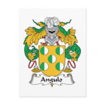 Angulo Family Crest Postcards