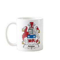 Angus Family Crest mugs