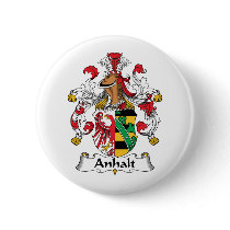 Anhalt Family Crest Pinback Buttons