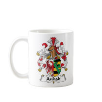 Anhalt Family Crest mugs