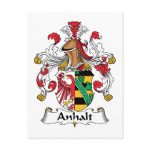 Anhalt Family Crest Postcards