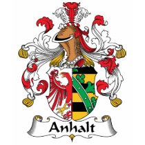 Anhalt Family Crest t-shirts by coatsofarms Anhalt Family Crest t-shirts