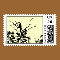 Anhinga Silhouette stamps
