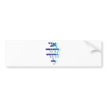 Ani Le'dodi Ve'Dodi Li Blue Bumper Stickers