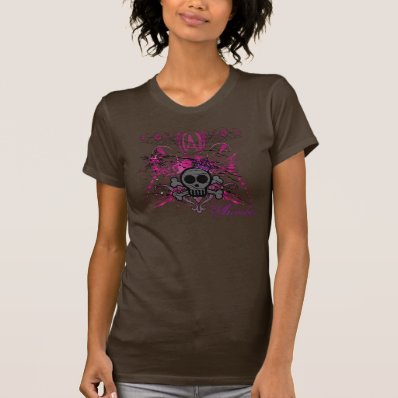 Anialas Girly Skull T-Shirt