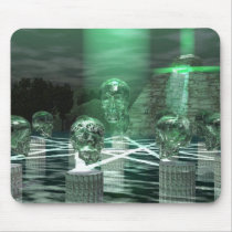 Anicent Mayan Ritual 13 Crystal Skulls mousepads by DragonCat Anicent Mayan Ritual 13 Crystal Skulls mousepads