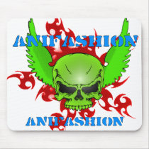 AniFashionSkullFire Mousepad by AniFashion AniFashionSkullFire Mousepad