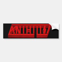 ANIHILIST Trademark 001 Bumper Sticker