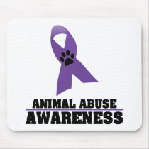 Animal Abuse Awareness Mouse Pad