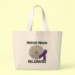 Animal Abuse Blows Awareness Design bags