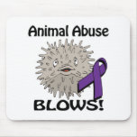 Animal Abuse Blows Awareness Design mousepads