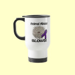 Animal Abuse Blows Awareness Design mugs