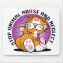 Animal Abuse Cat Mousepad