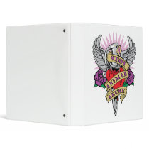 Animal Abuse Dagger Vinyl Binders