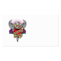 Animal Abuse Dagger business cards by fightcancertees Animal Abuse Dagger business cards
