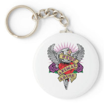 Animal Abuse Dagger Keychains