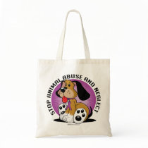 Animal Abuse Dog Canvas Bags