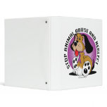 Animal Abuse Dog 3 Ring Binder