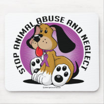 Animal Abuse Dog Mousepads