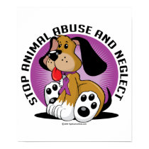 Animal Abuse Dog posters by fightcancertees Animal Abuse Dog posters