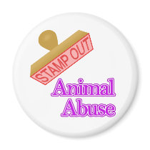 Animal Abuse Refrigerator Magnets