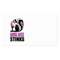 Animal Abuse Stinks Business Cards