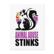 Animal Abuse Stinks Post Cards