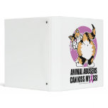 Animal Abusers Can Kiss My Ass Cat Binder