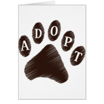 Animal Adoption Greeting Cards