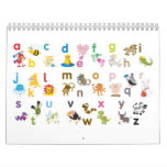 Animal Alphabet Calendar
