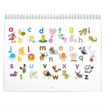 Animal Alphabet Calendar