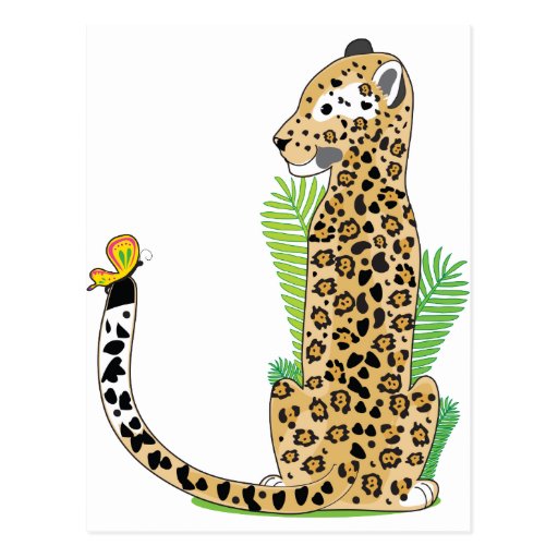 Animal Alphabet Jaguar Postcard | Zazzle