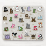 Animal Alphabet Mouse Pad