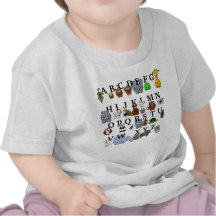 Animal Alphabet T-shirts