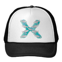 Animal Alphabet X-Ray Fish Trucker Hats