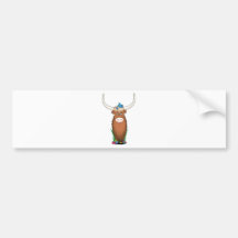 Animal Alphabet Yak Bumper Stickers