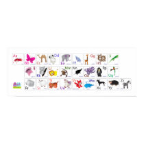 Animal Alphabets posters